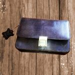 کیف مدارک دستی چرم طبیعی دست دوز